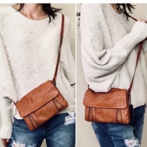Anthropologie day&mood leather crossbody